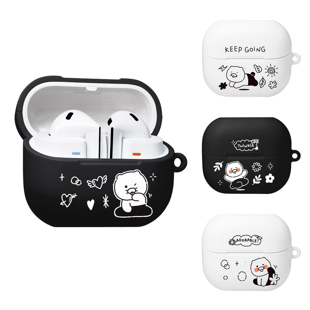 [S2B] Kakao Friends Choonsik Doodle Doodle Galaxy Buds3 Case _ Made in Korea 